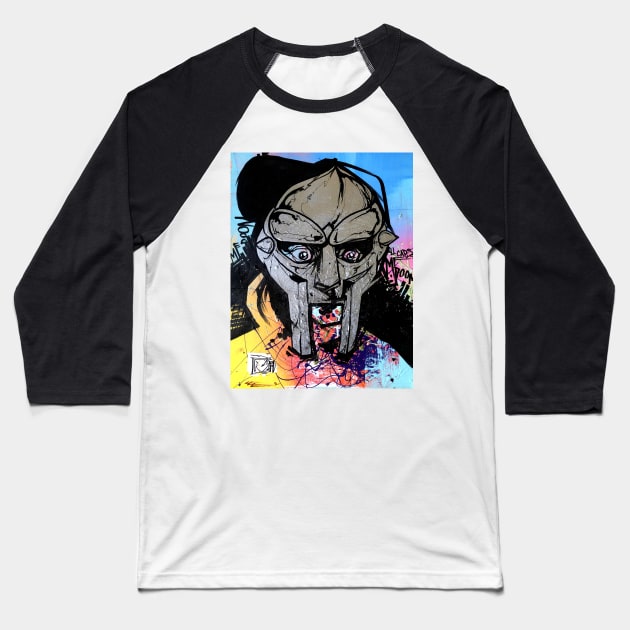 MF DOOM Baseball T-Shirt by Basic Lee
